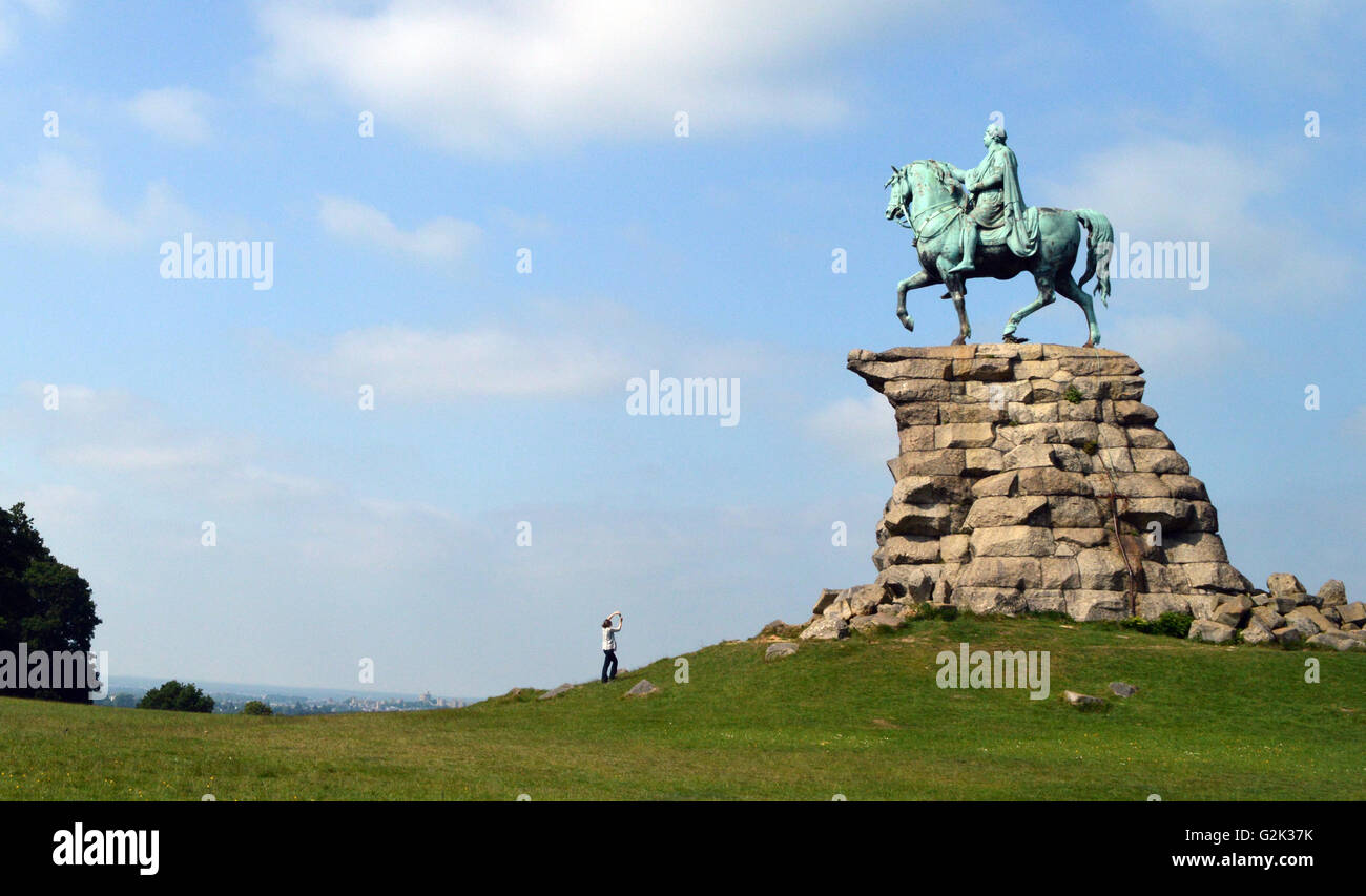 The 'Copper Horse' Statue, Long Walk, Windsor Great Park, Windsor