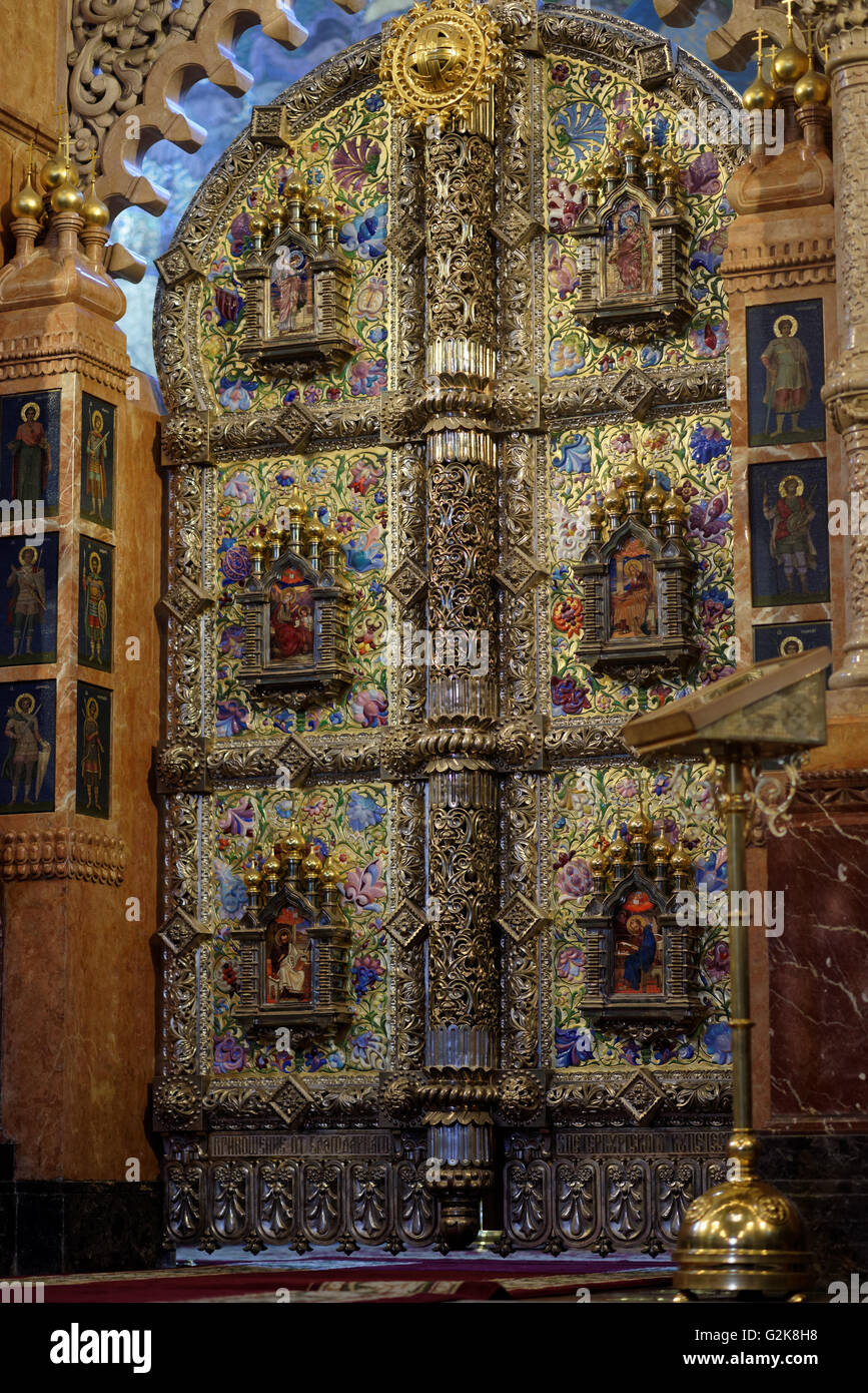 Holy Gates In The Church Of The Savior On Blood In St Petersburg Stock Photo Alamy