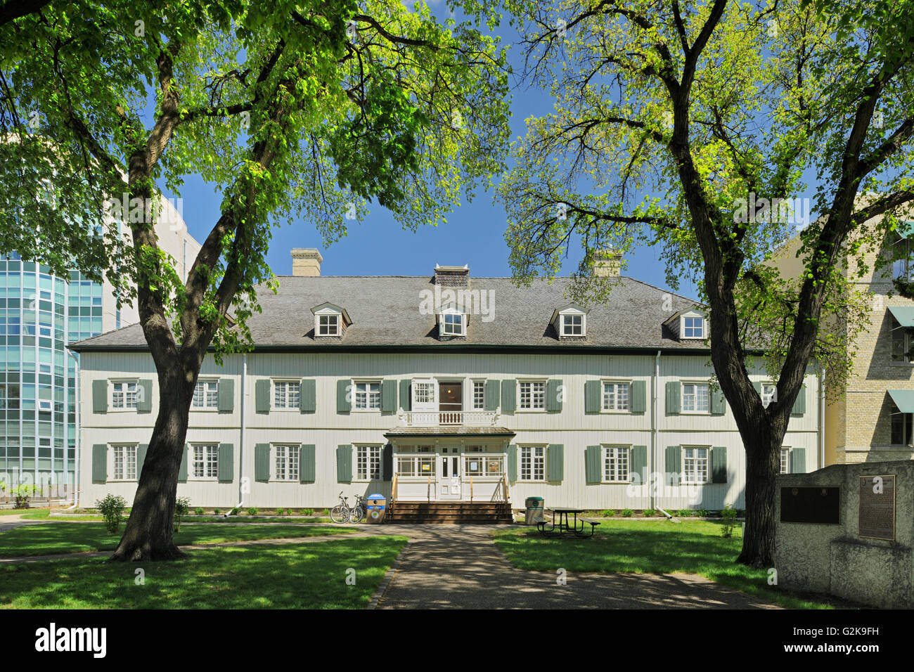 St. Boniface Museum Winnipeg Manitoba Canada Stock Photo Alamy