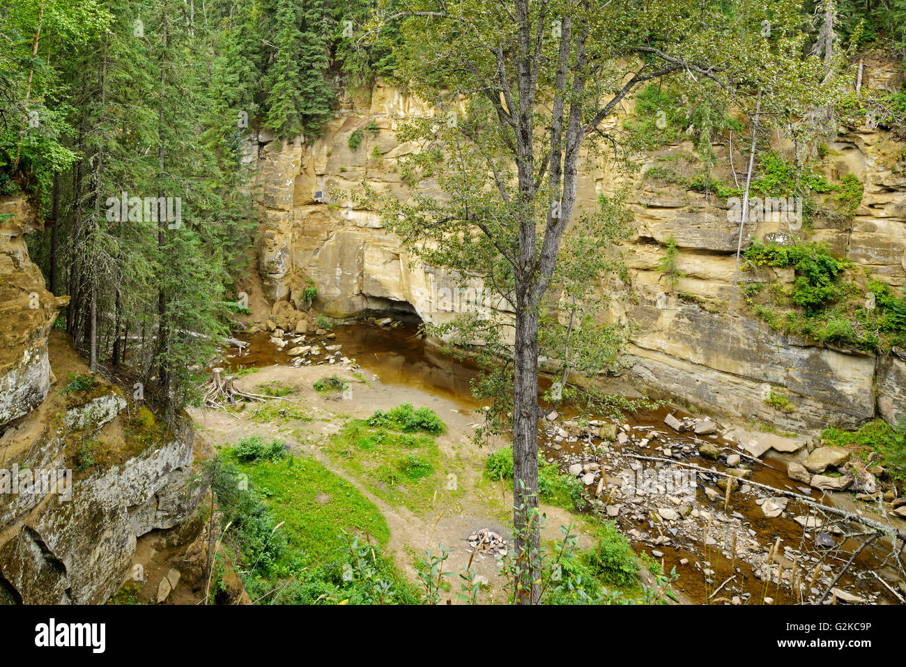 Hard Luck Canyon Whitecourt Alberta Canada Stock Photo Alamy
