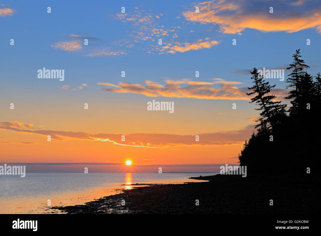Sunrise on Caraquet Bay (Golf of St. Lawrence Atlantic Ocean