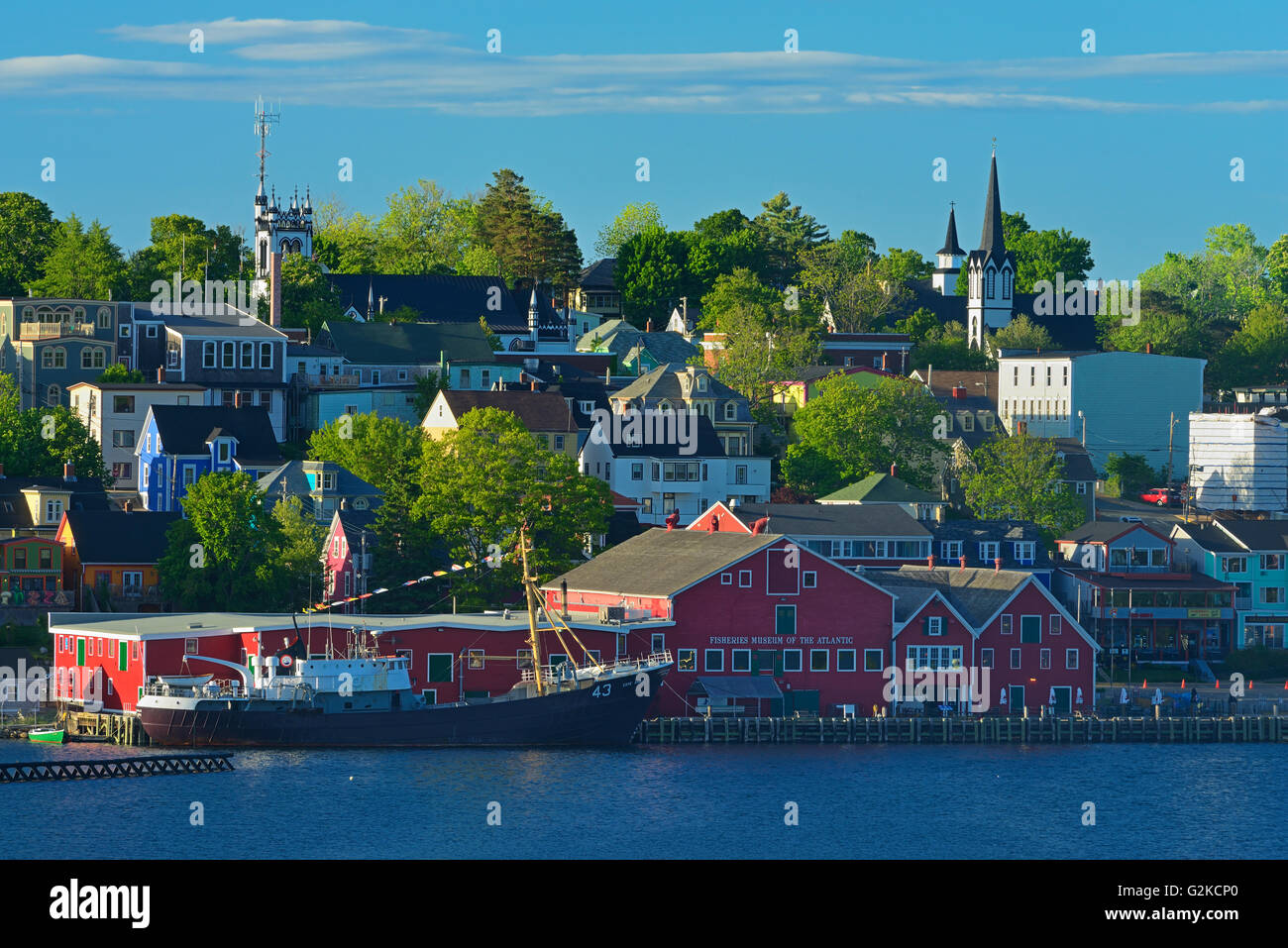 Port town in Lunenburg County. UNESCO World Heritage Site. Lunenberg