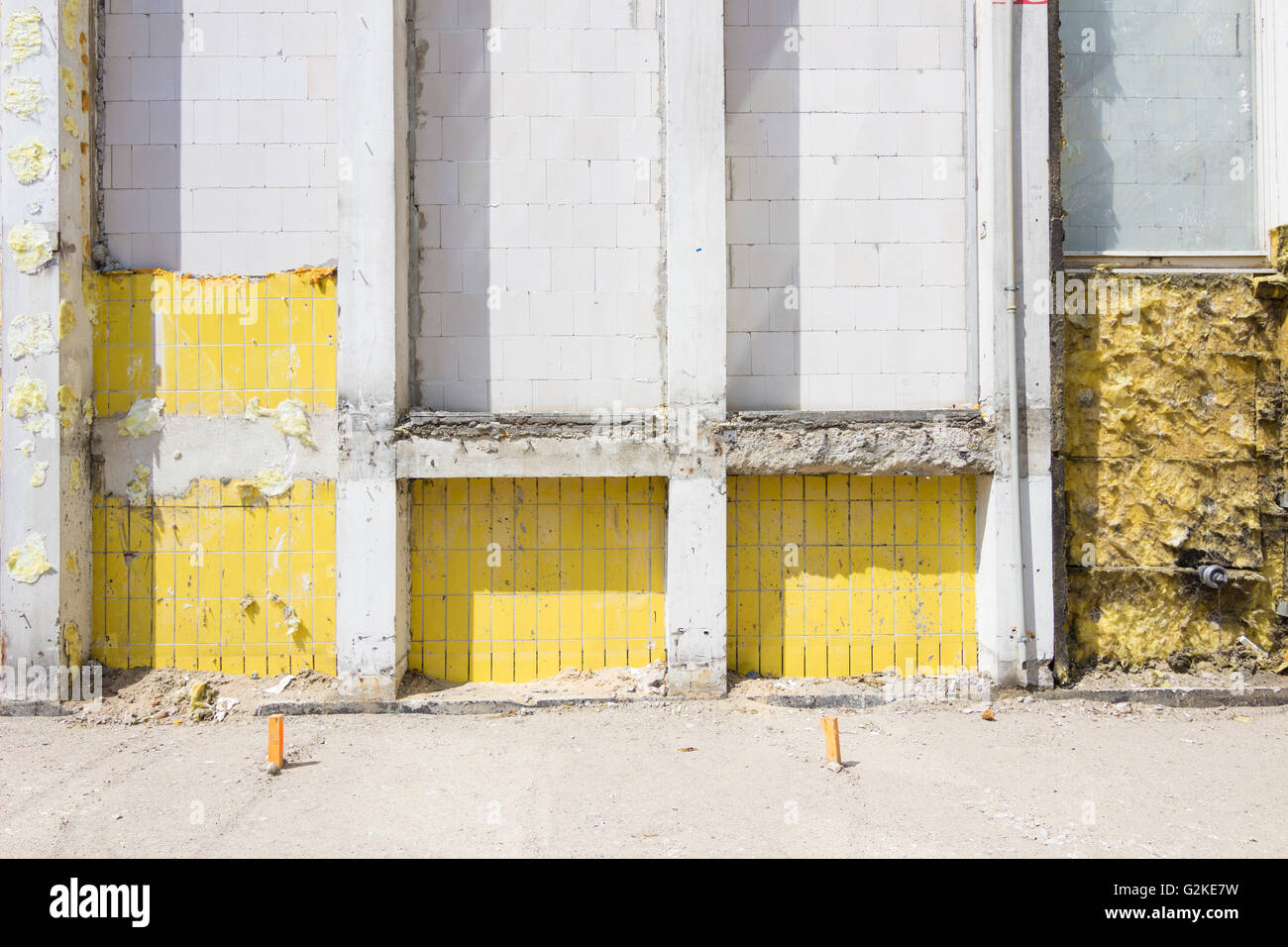 Germany, Berlin, wall, construction area Stock Photo