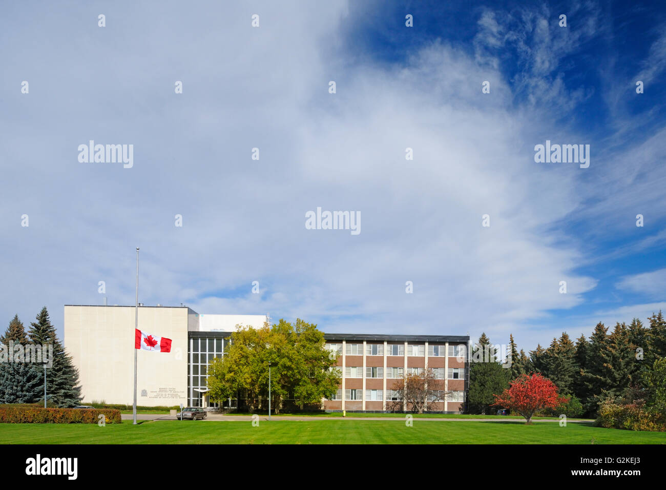 Agriculture Canada Research Station Swift Current Saskatchewan Canada Stock Photo