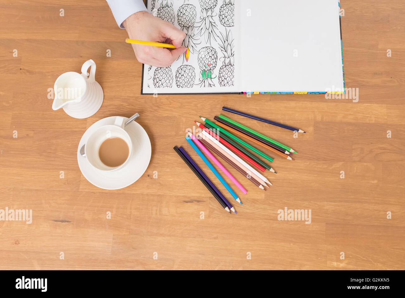 Coloring book color pencil hi-res stock photography and images - Page 3 -  Alamy