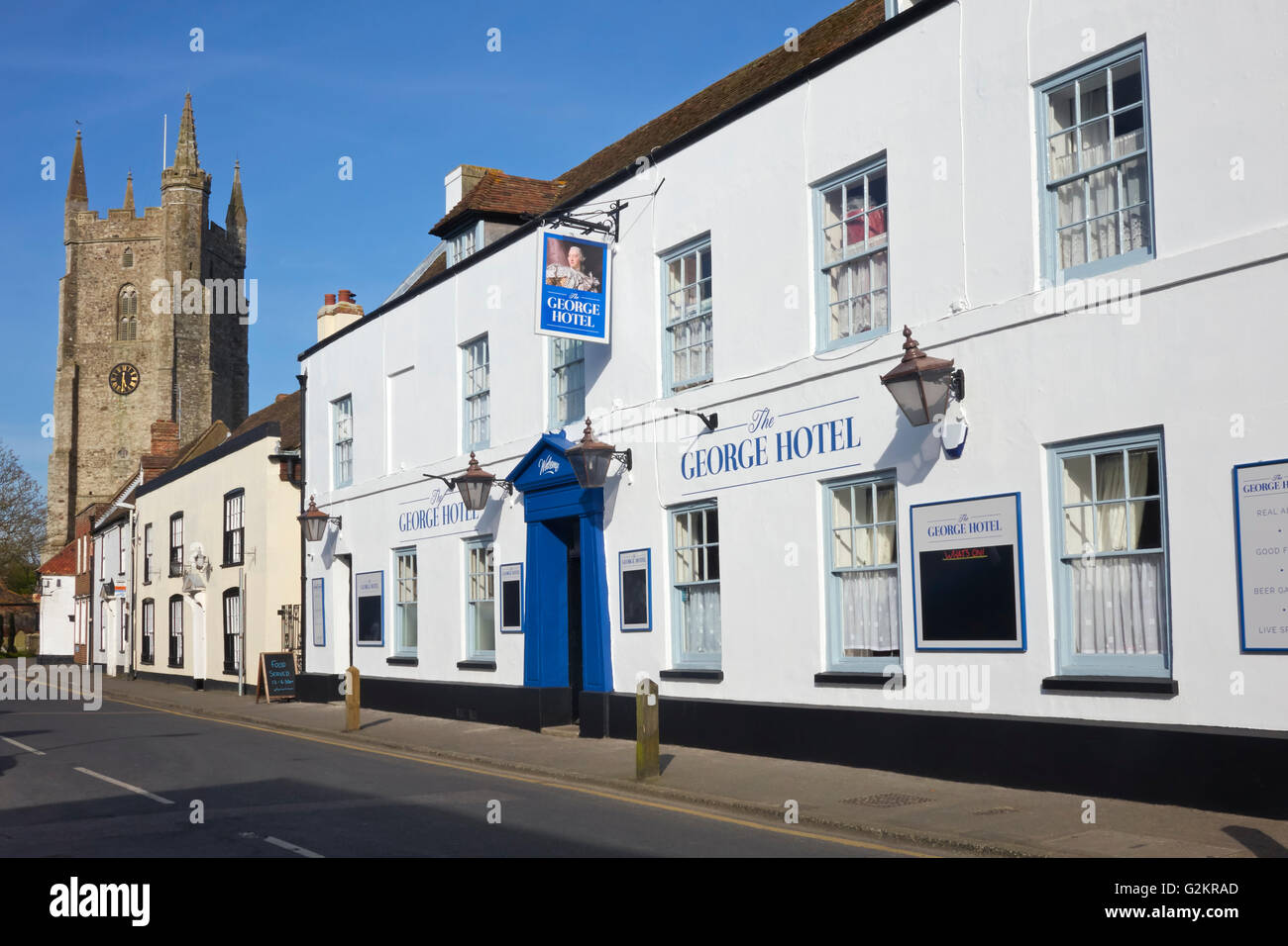 The George Hotel, Lydd, Kent, England, United Kingdom, UK, GB Stock Photo