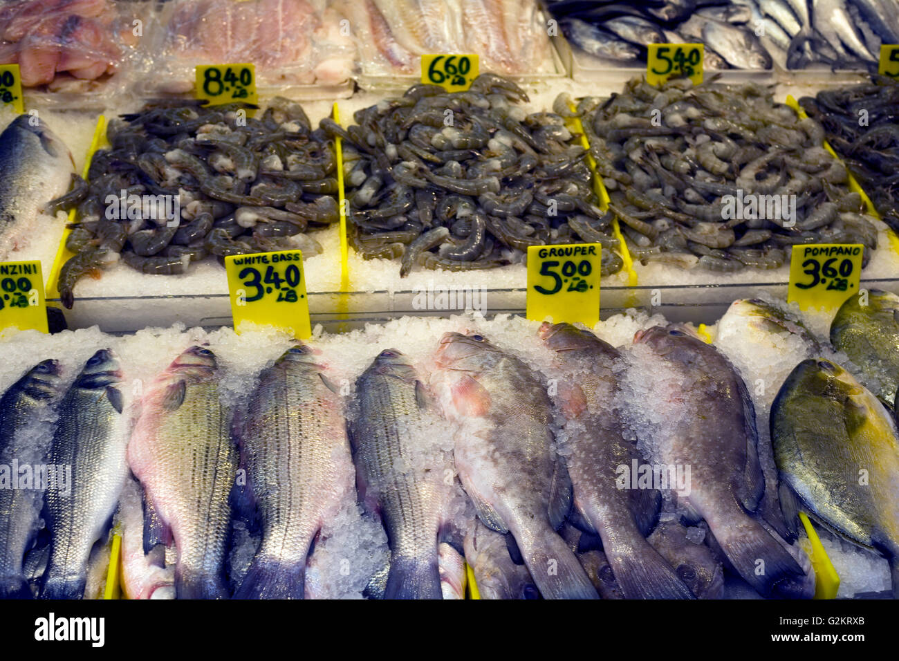 Fish Market, Chinatown, New York City, USA Stock Photo Alamy