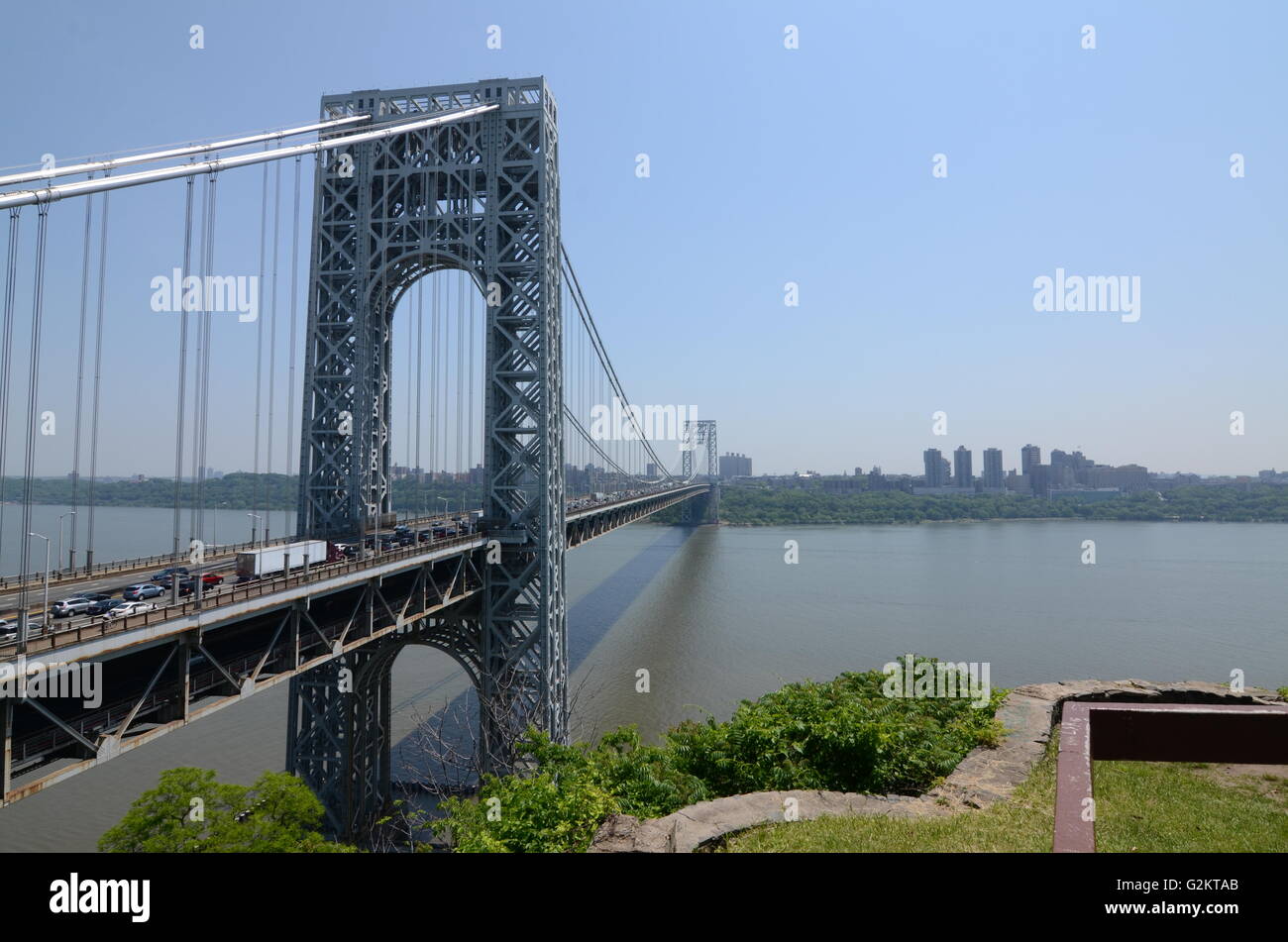 The George Washington Bridge Stock Photo