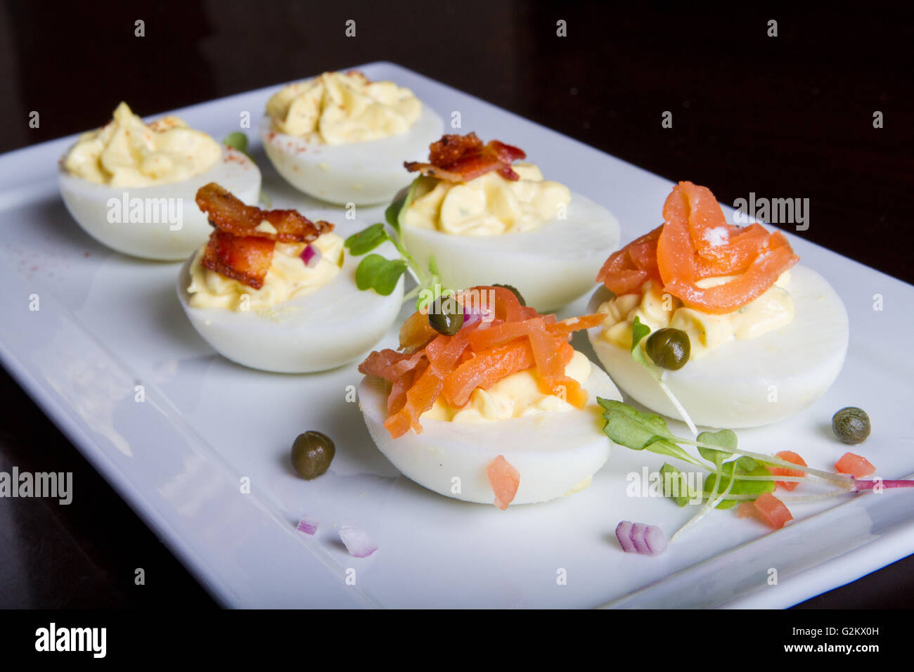 How to make deviled eggs hires stock photography and images Alamy