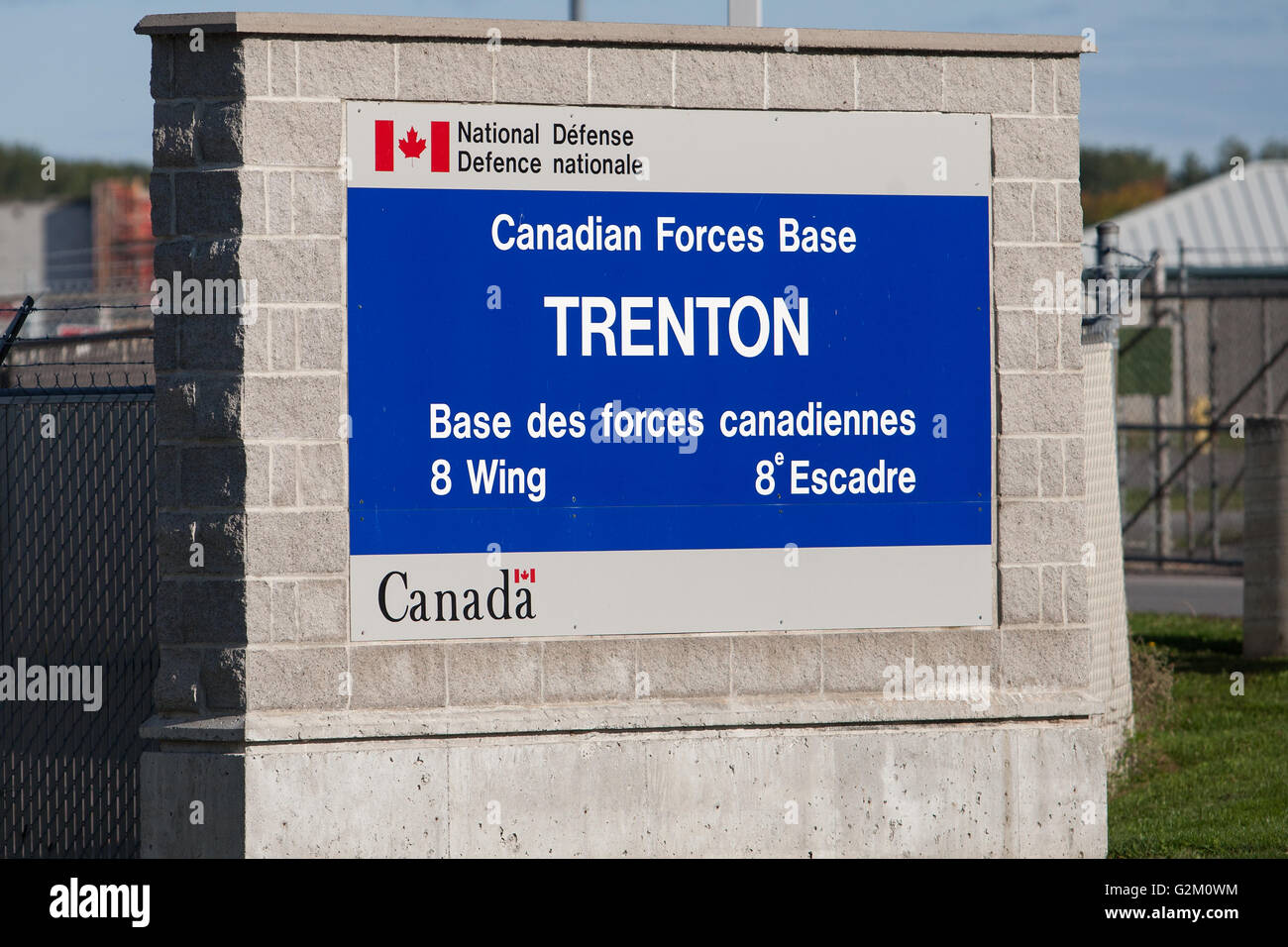 8 Wing Canadian Forces Base Trenton in Trenton, Ont., on Sept. 29, 2012