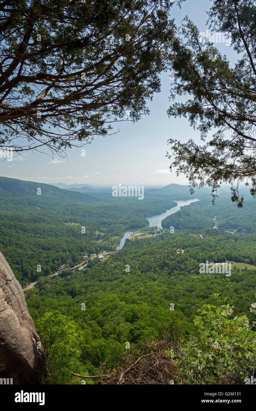 Chimney Rock, North Carolina Lake Lure, from Chimney Rock State Park