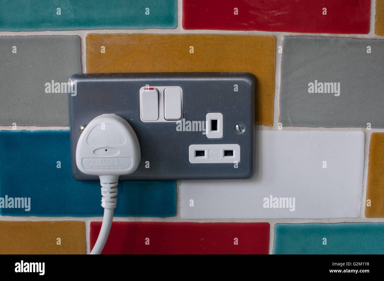plug and socket Stock Photo