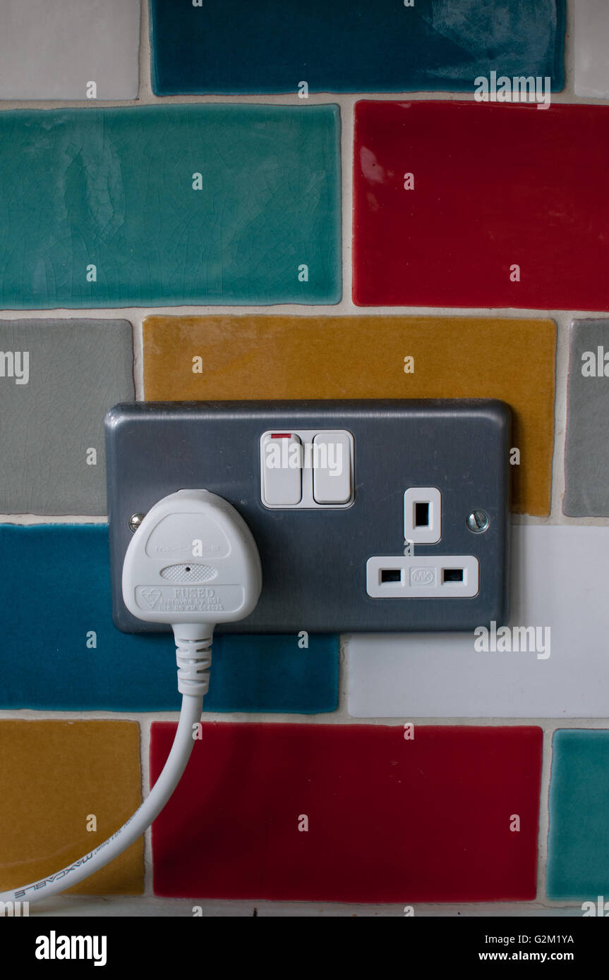 plug and socket Stock Photo
