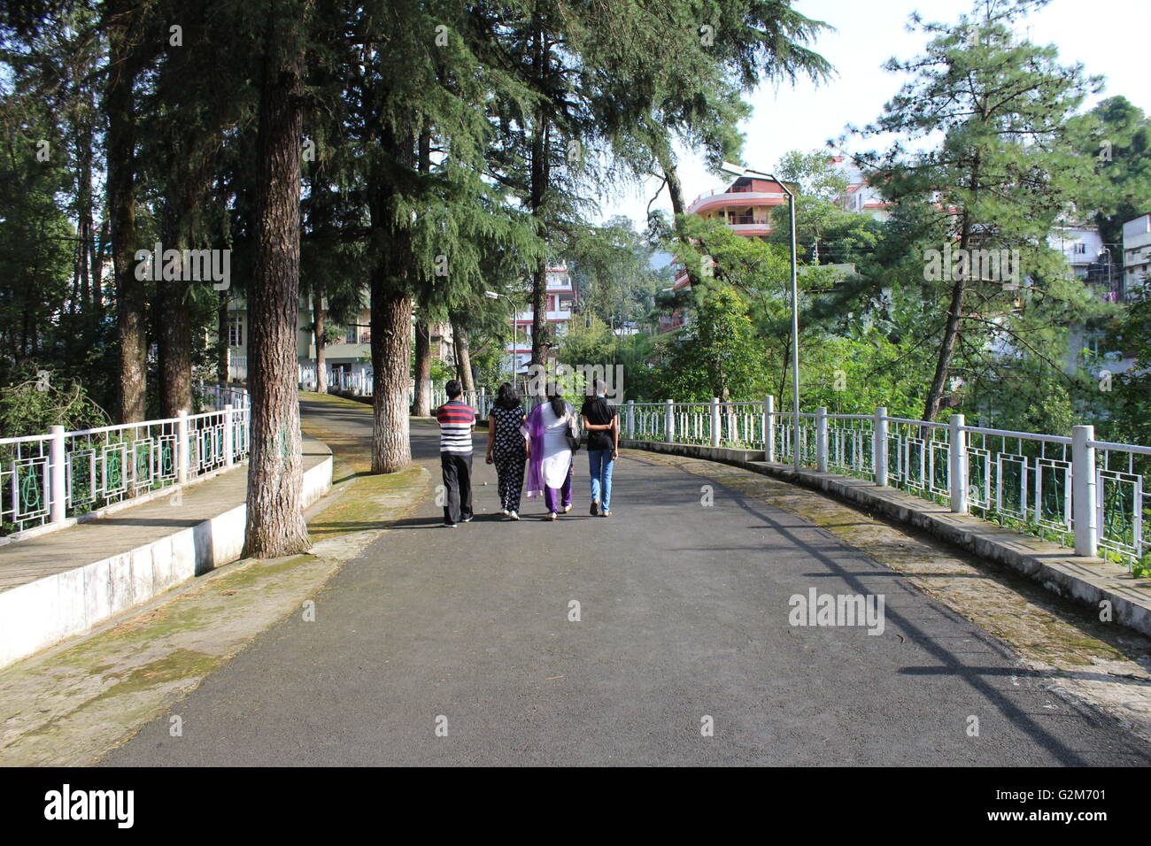 Way to Brookside, House of Rabindranath Tagore Stock Photo