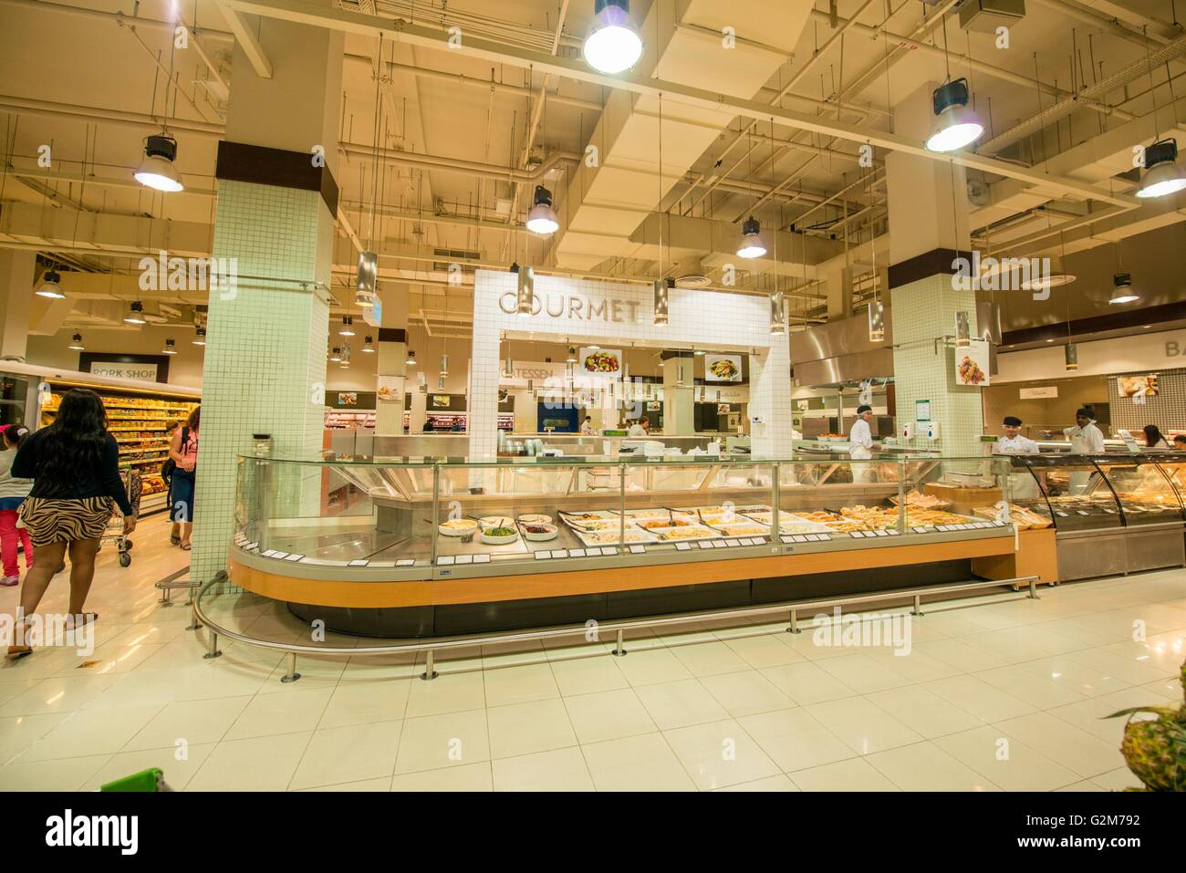 Dubai JANUARY 7, 2014 Dubai Supermarket Waitrose on January 7 in