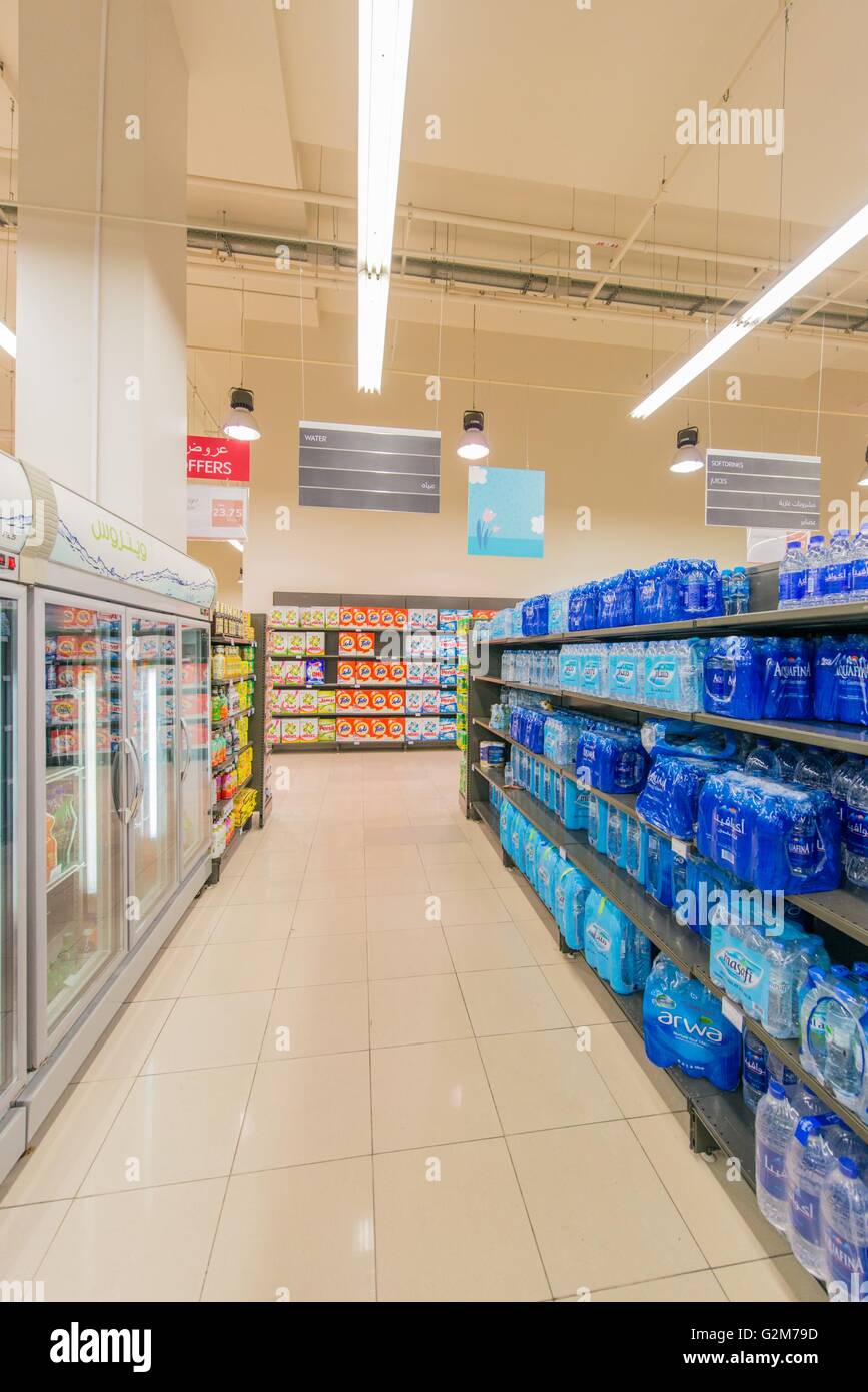 Dubai JANUARY 7, 2014 Dubai Supermarket Waitrose on January 7 in
