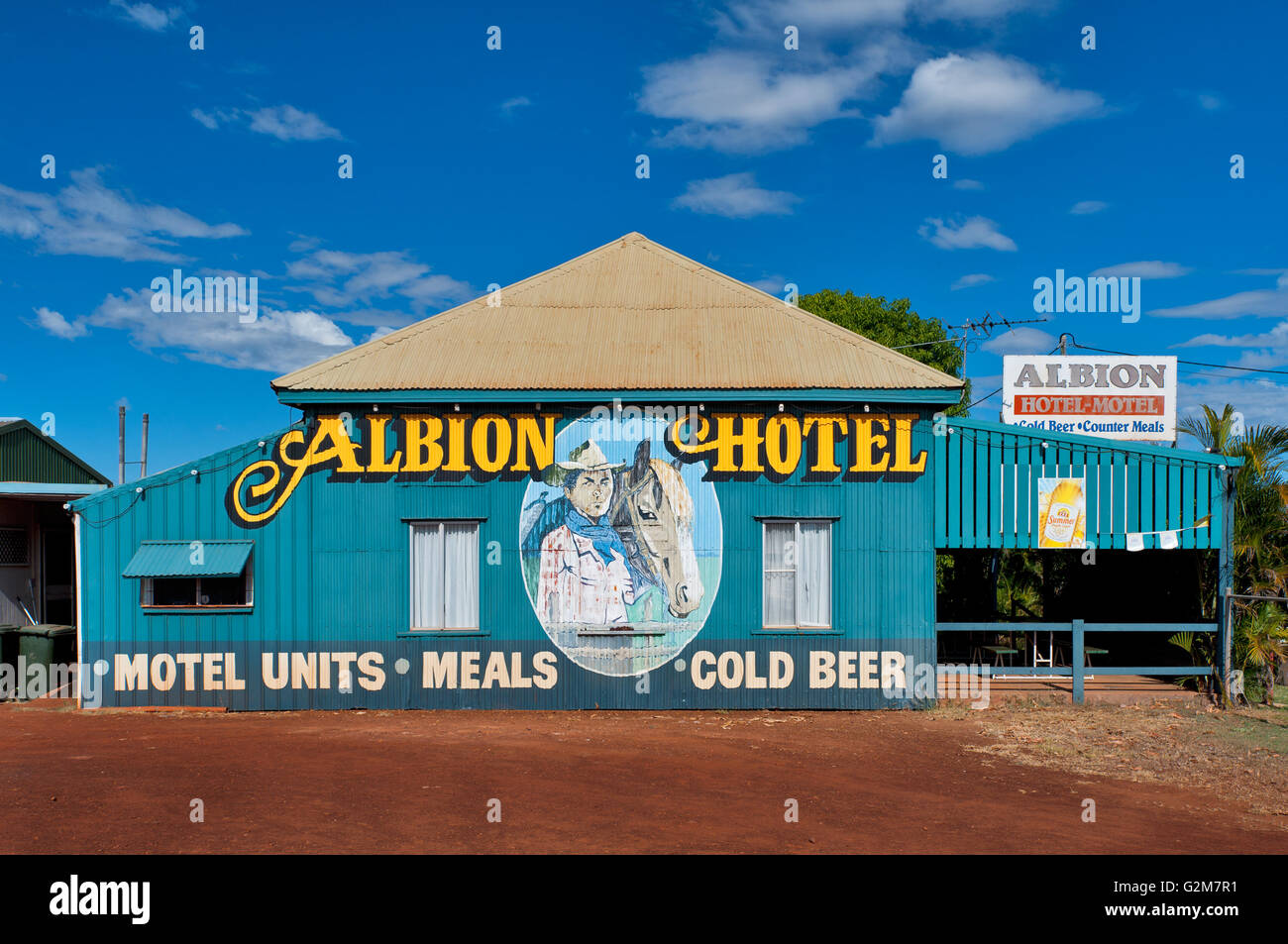 Famous Albion Hotel in Normanton. Stock Photo