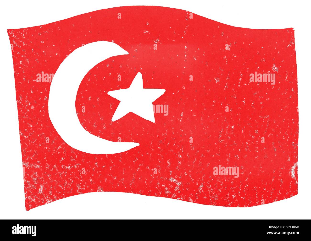 View of Turkish flag Stock Photo Alamy