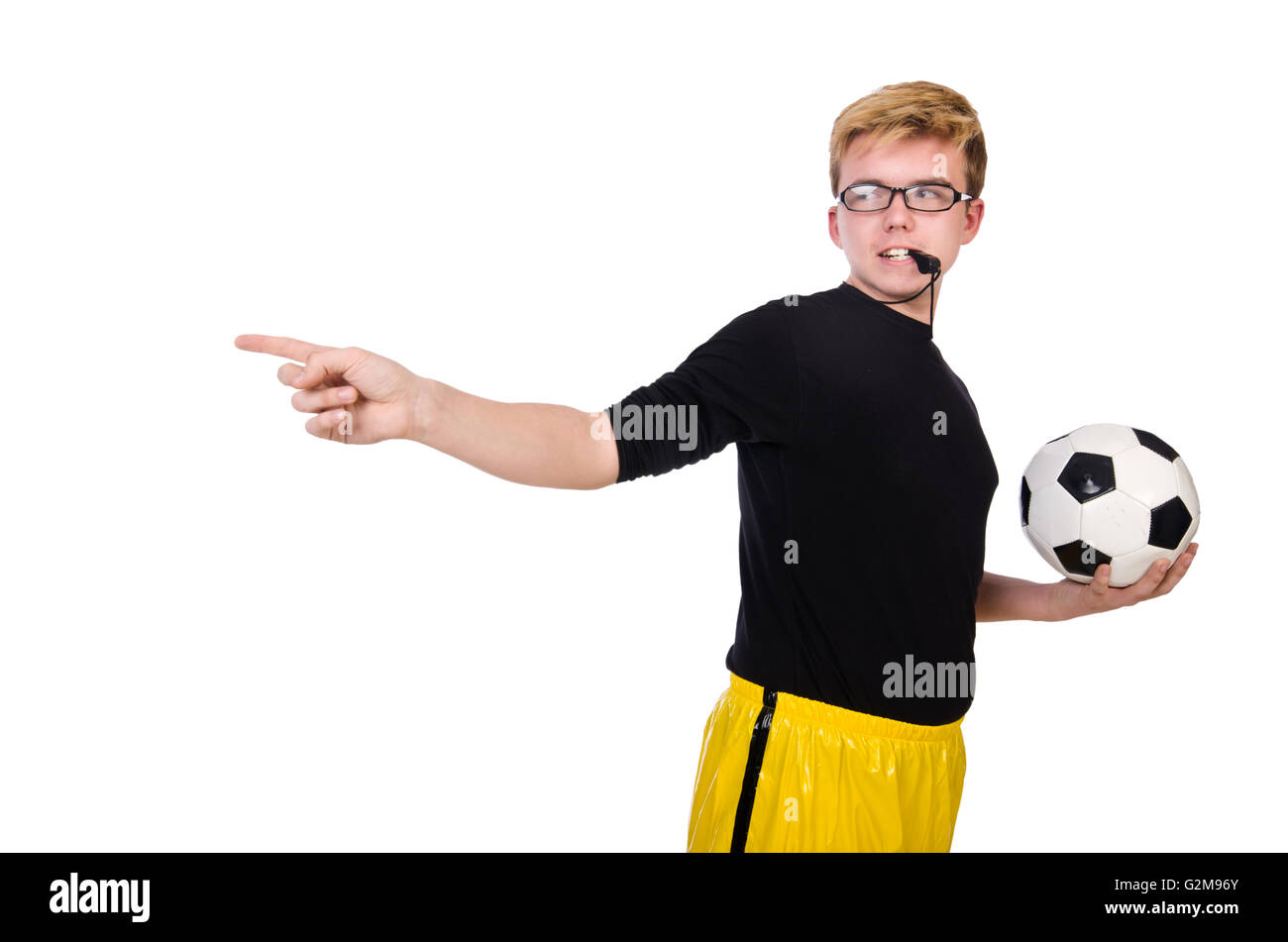 Football Player or Funnyman - The Sports Column