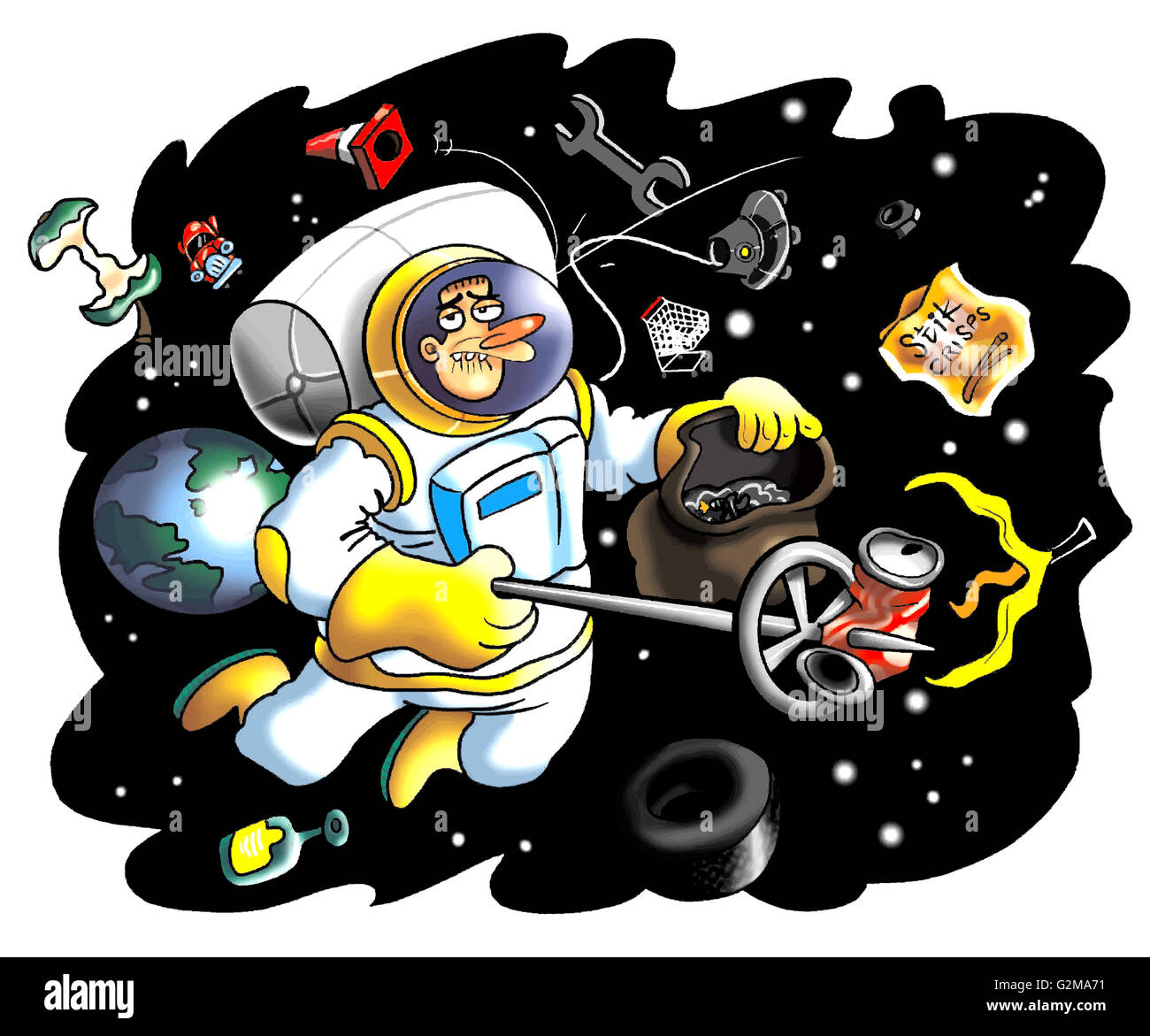 Astronaut outside Cut Out Stock Images & Pictures - Alamy