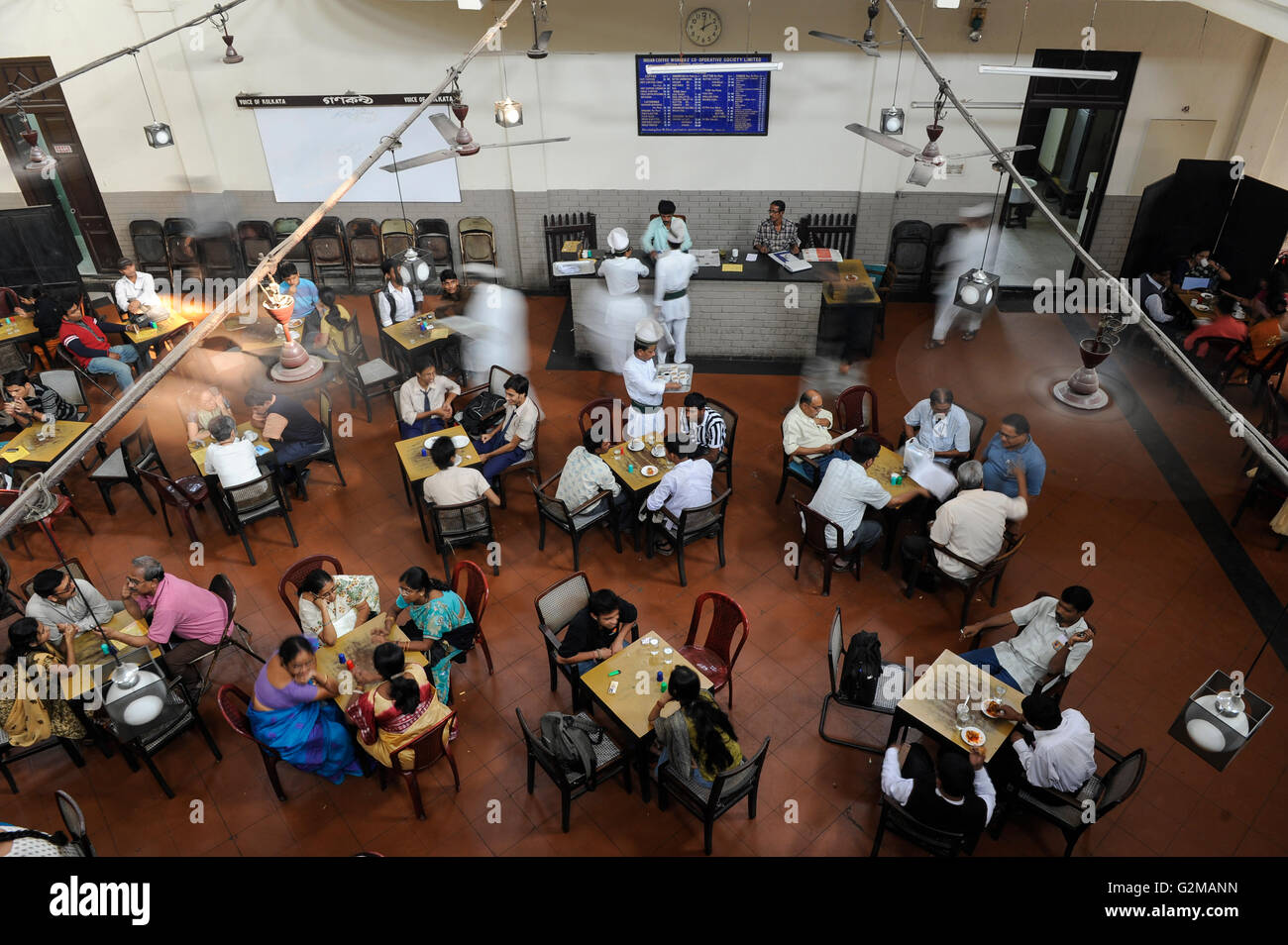 INDIA Westbengal Calcutta Kolkata, Indian Coffee House near University