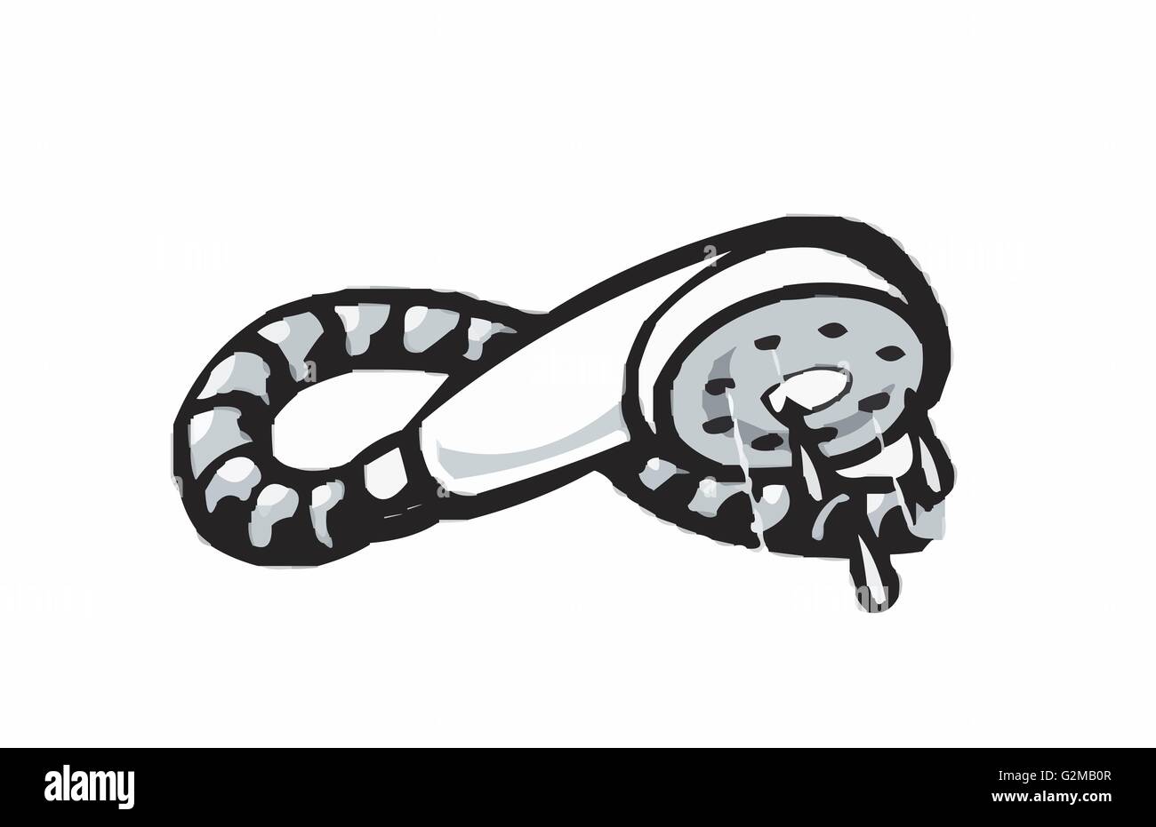 Water head on white background Stock Photo Alamy