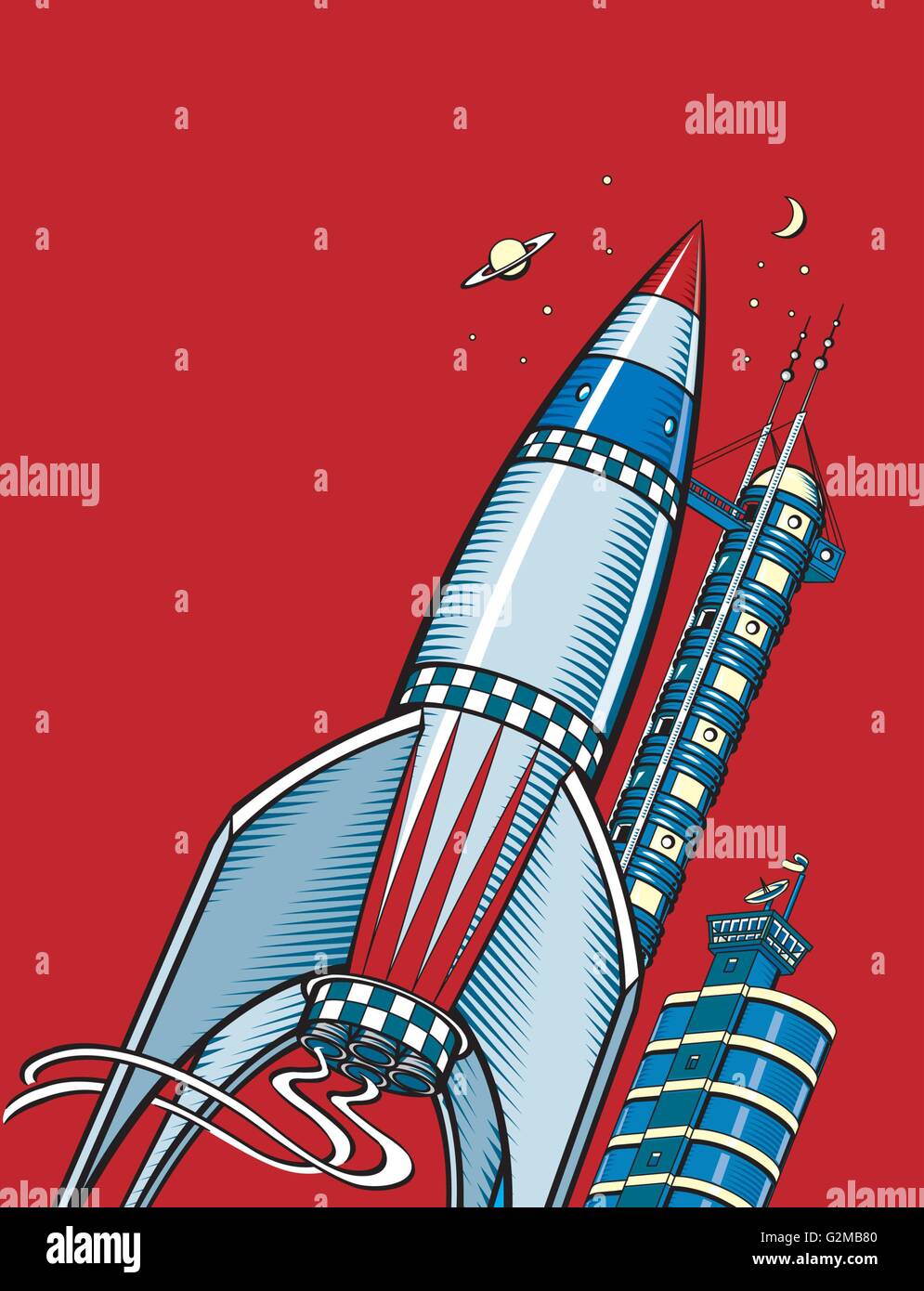 Red rocket stock hi-res stock photography and images - Alamy