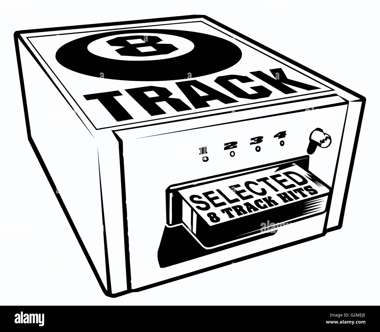 Music box on white Stock Photo Alamy