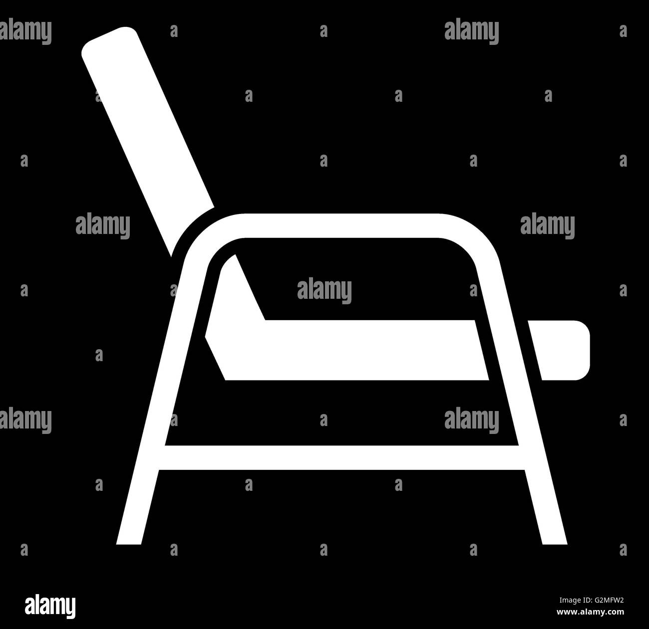 Side view of armchair Stock Photo Alamy