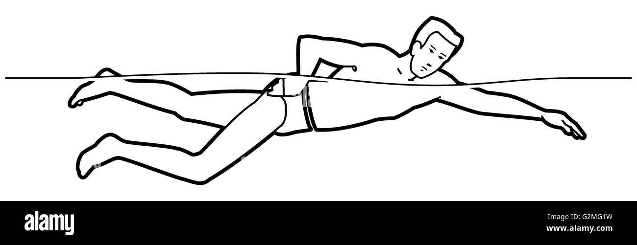 Swimmer From Side View