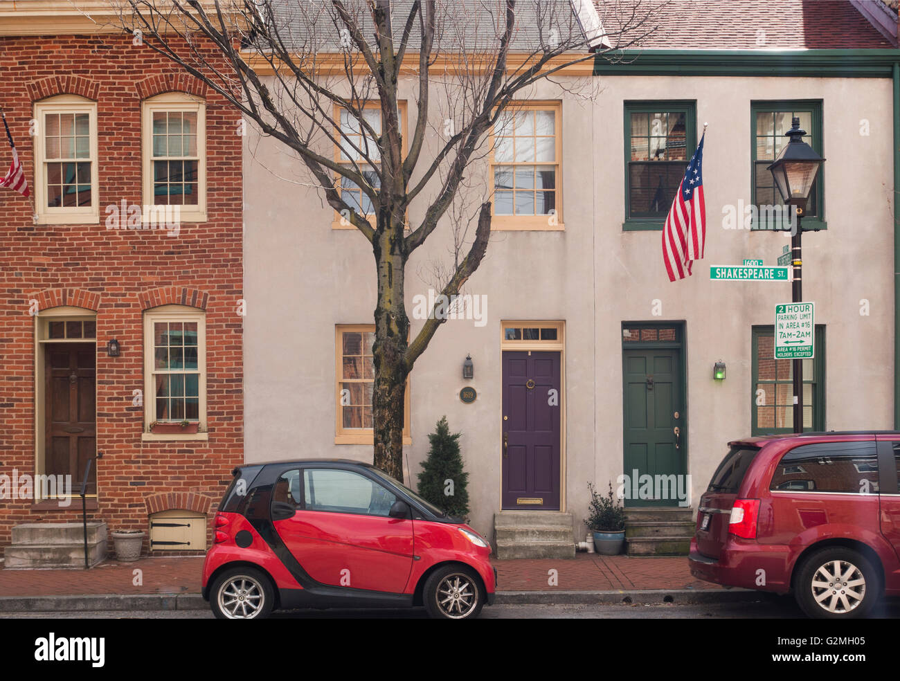 Fell's point historic district Baltimore Maryland Stock Photo - Alamy