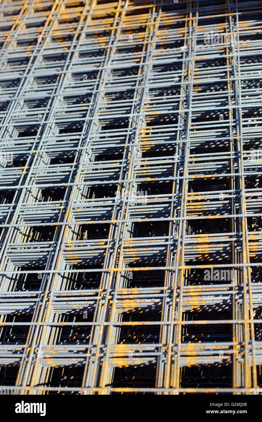 Reinforcing steel bars for building armature Stock Photo Alamy