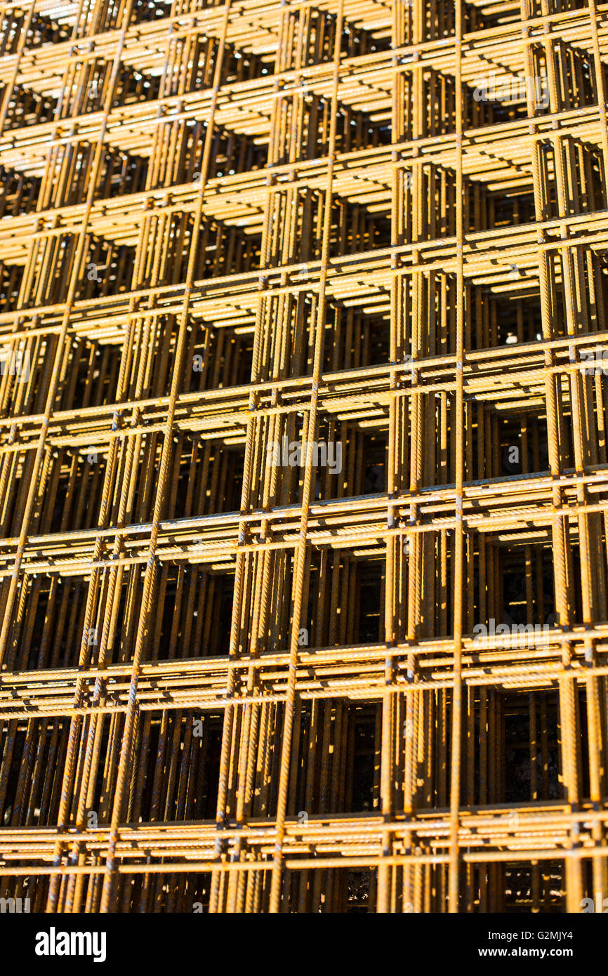 Reinforcing steel bars for building armature Stock Photo Alamy