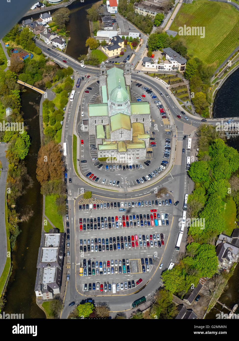 Aerial view, Galway Cathedral, Galway cathedral, Galway, Galway, COUNTY CLARE, Galway, Ireland