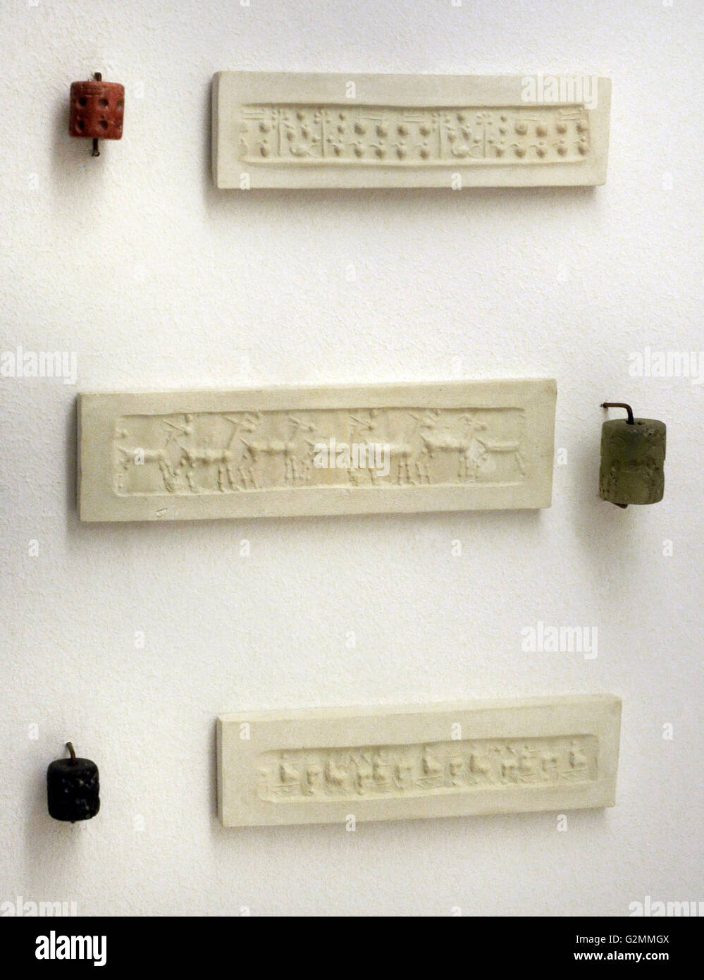 Envelope of the Ur III Period with an impression of a Cylinder seals. (22nd-21st BC). The State Hermitage Museum. Saint Petersburg. Russia. Stock Photo