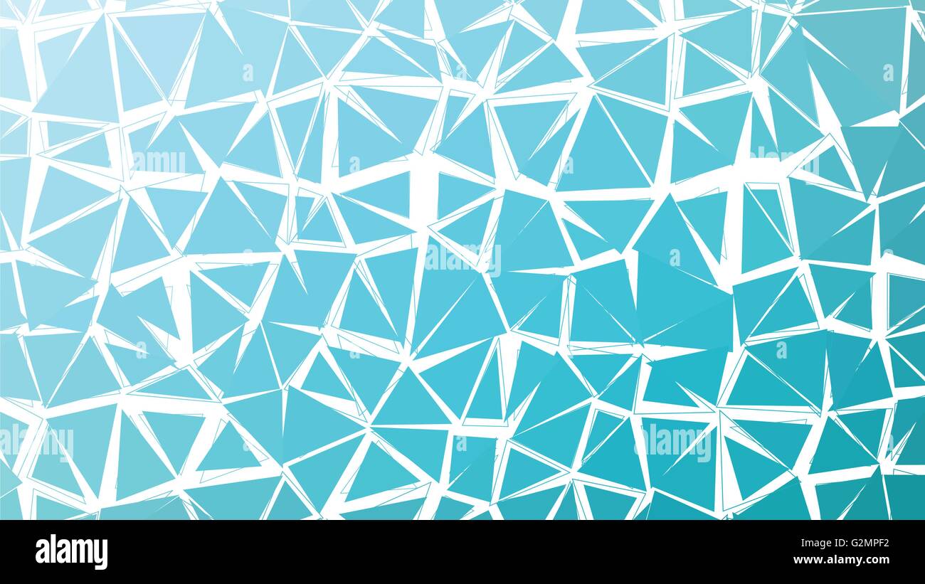 Abstract blue vector gradient lowploly of many triangles background for ...
