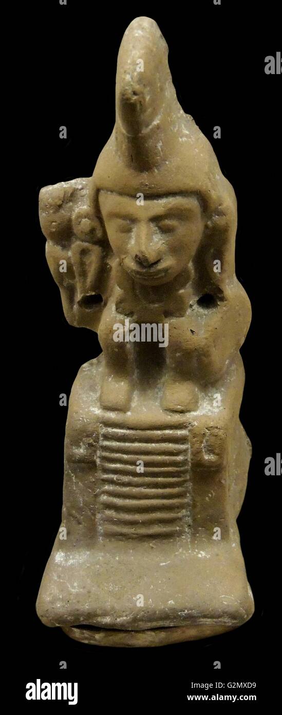 Stone Figure of Echecatl 1300 B.C. The Aztec God of Wind Stock Photo