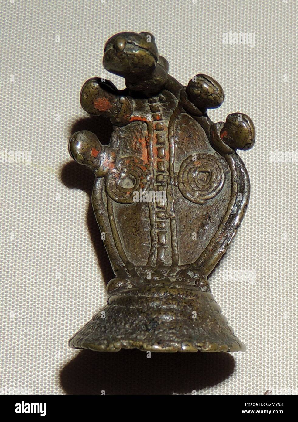 Bronze snake 11th century A.D. Stock Photo