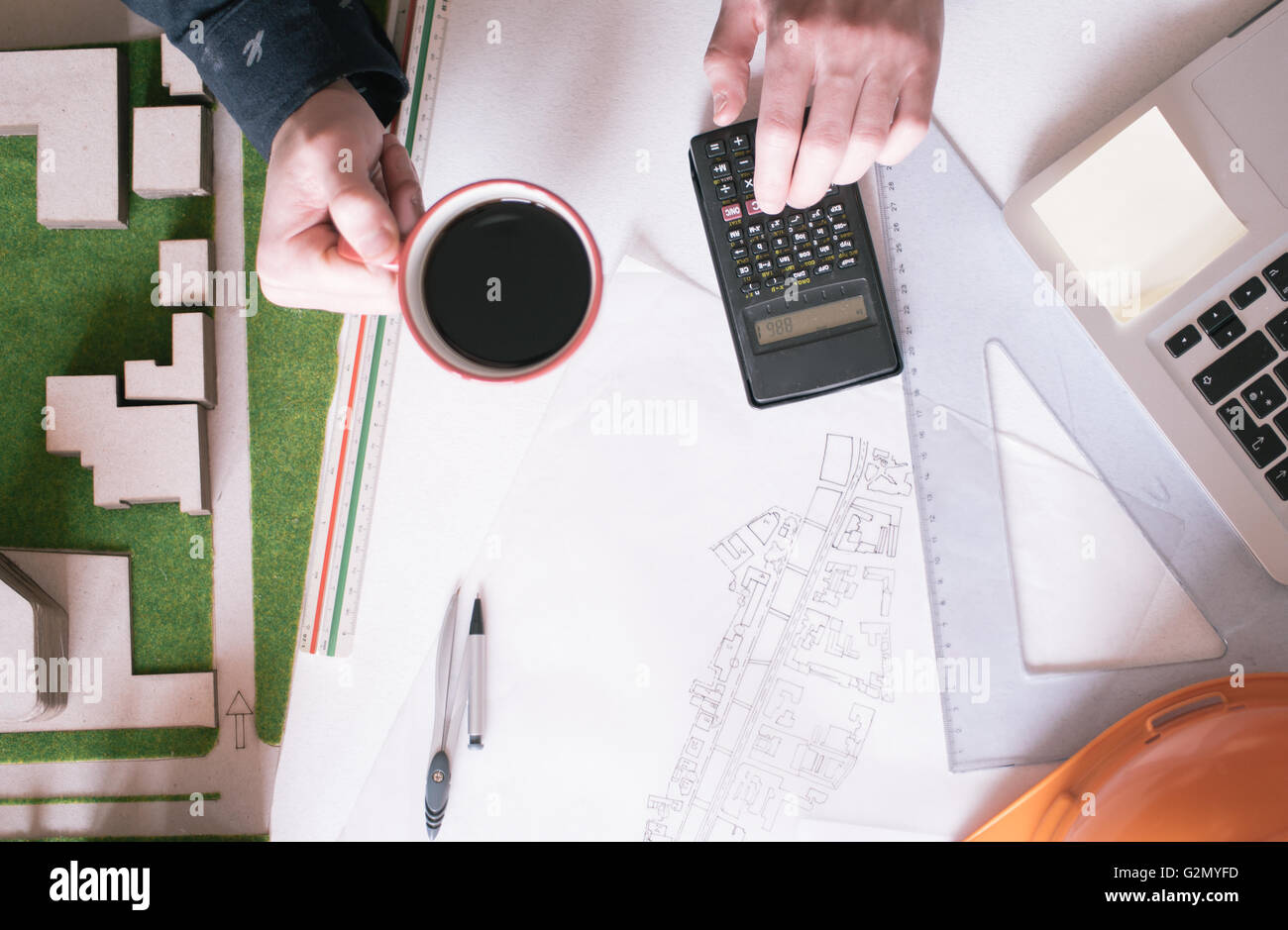 Urban planning drawings on hi-res stock photography and images - Alamy