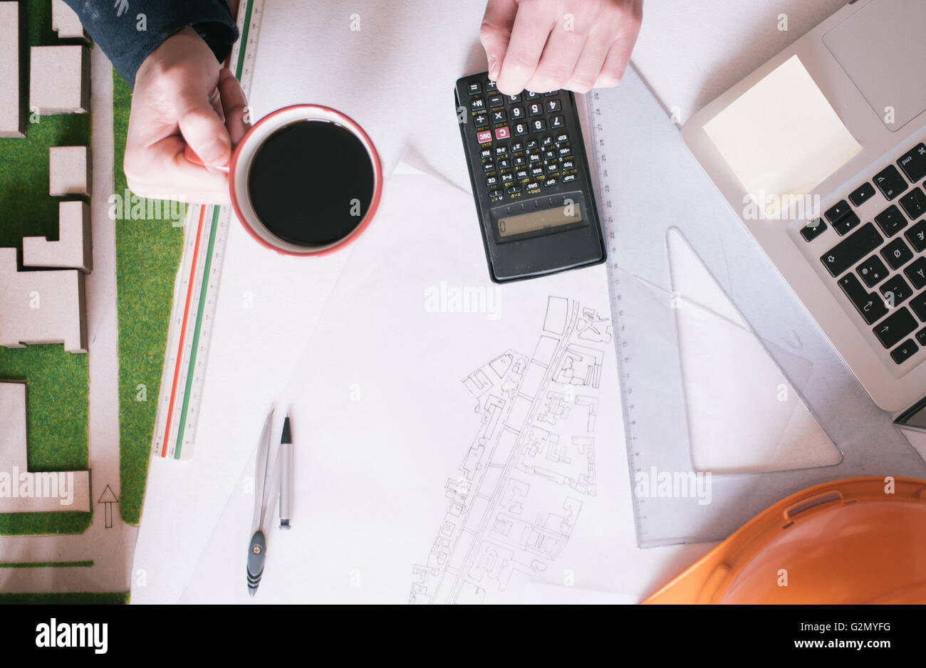 Urban planning drawings on hi-res stock photography and images - Alamy