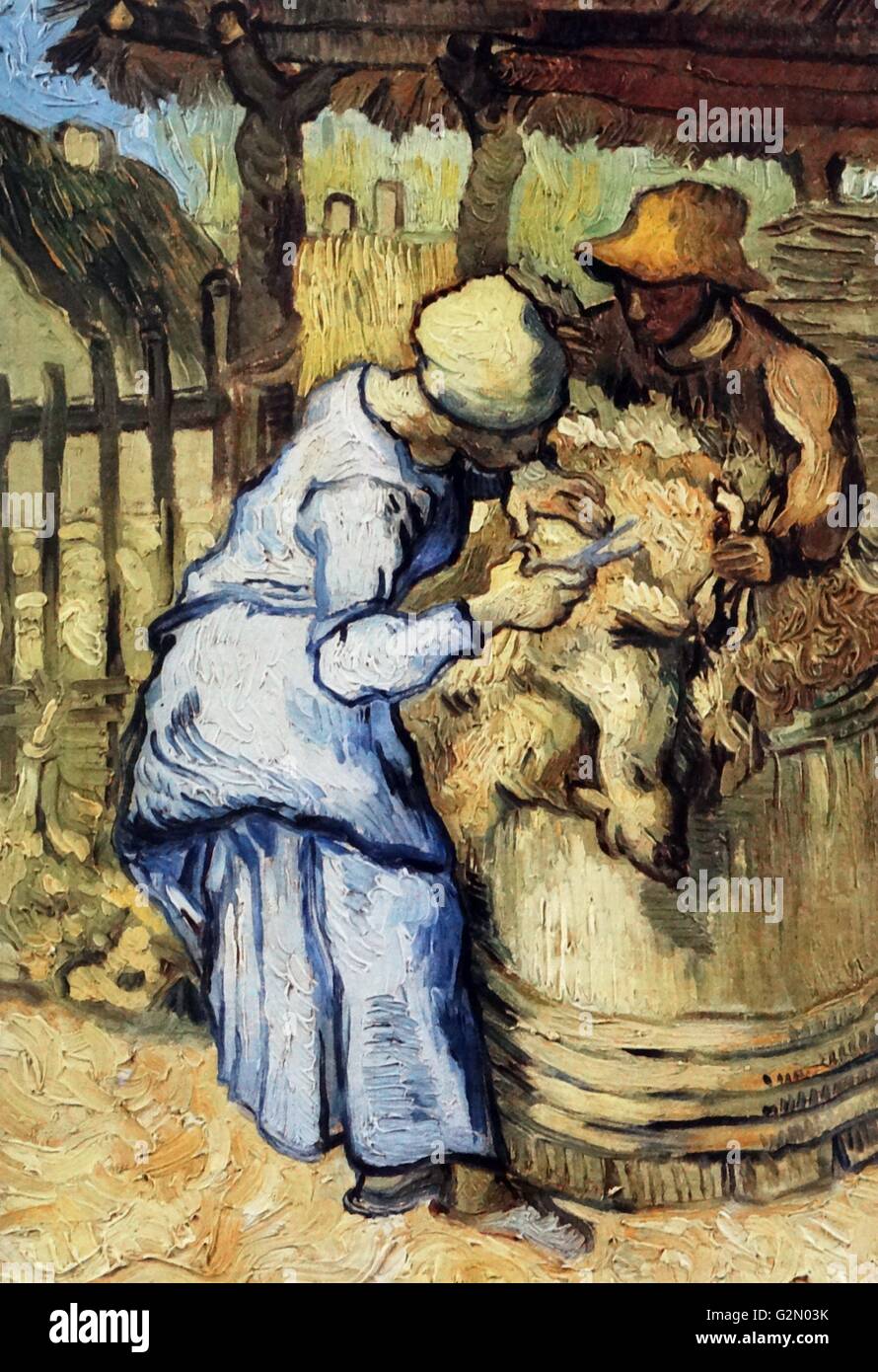 Oil on canvas painting by the famous Dutch artist Vincent Van Gogh