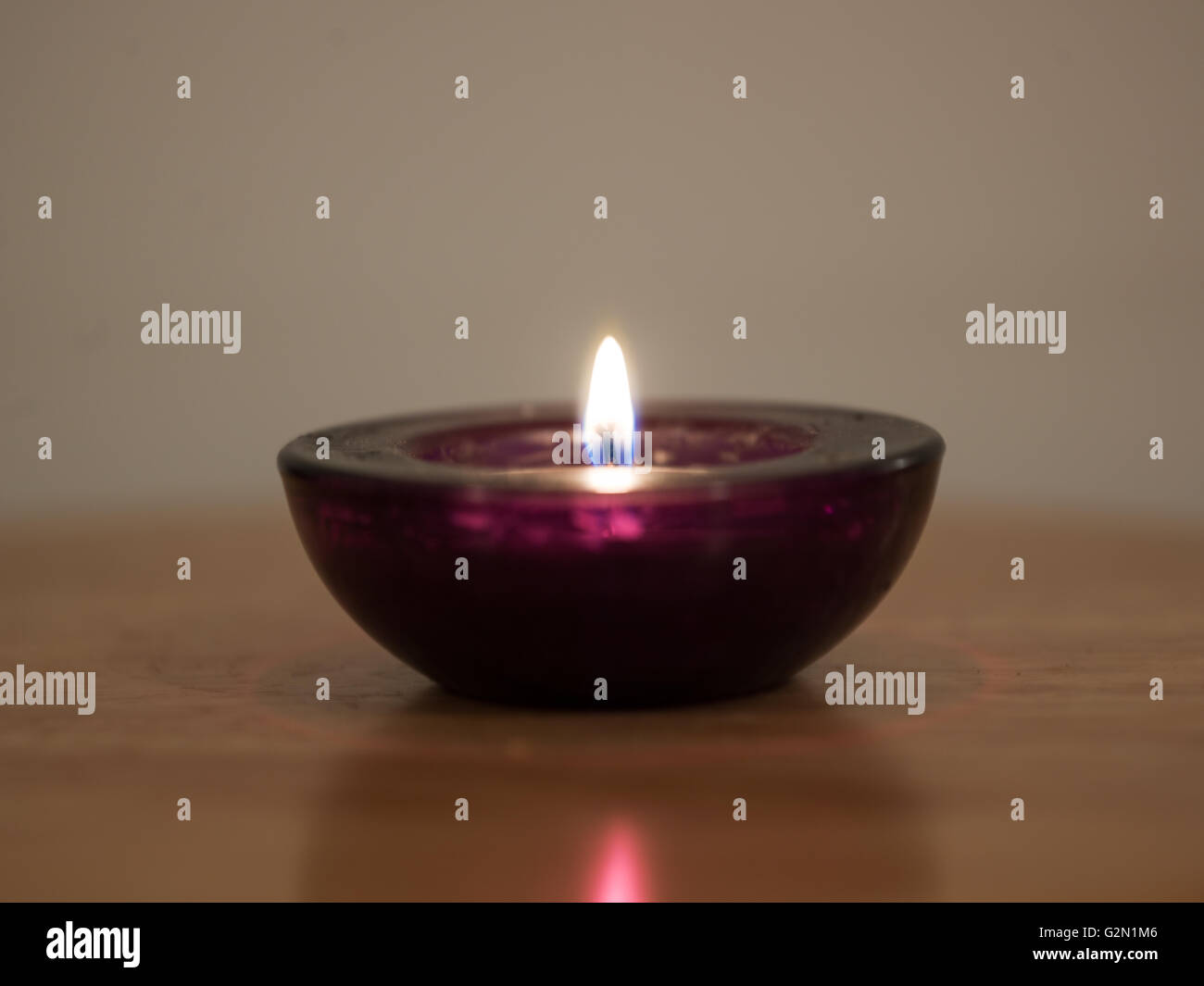 candlelight isolated Stock Photo
