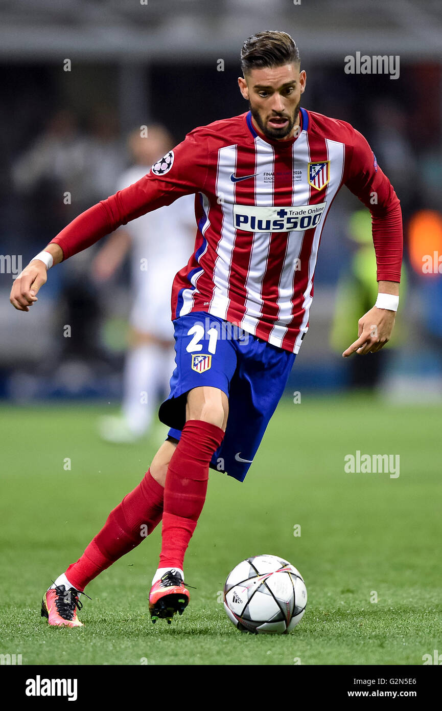 Yannick Ferreira Carrasco of Atletico Madrid during the UEFA Champions ...
