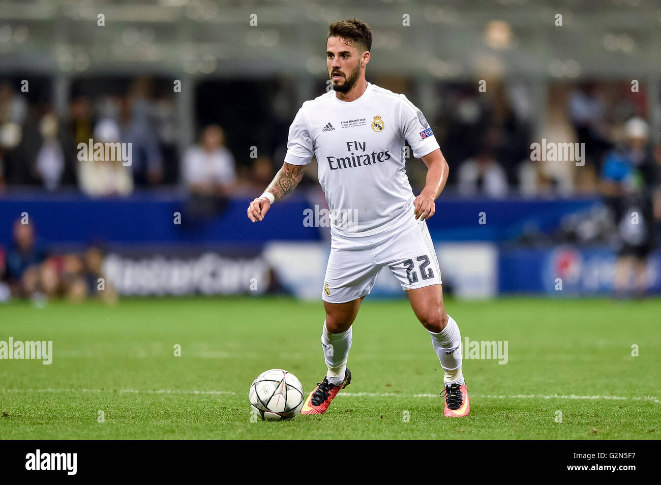 Isco of Real Madrid during the UEFA Champions League Final between Real ...