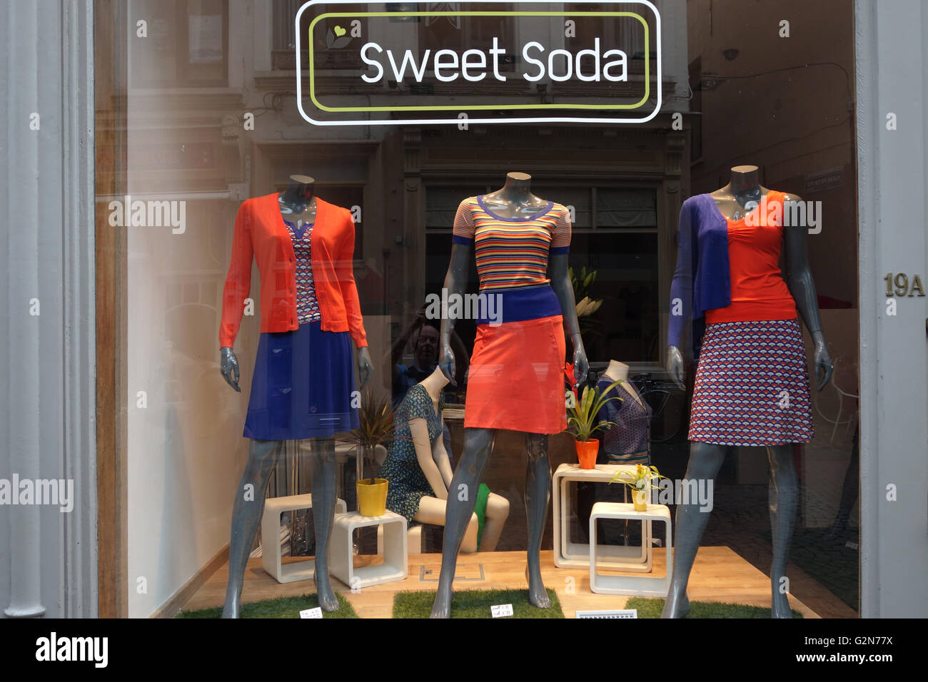 Sweet Soda fashion shop, Antwerp Belgium Stock Photo