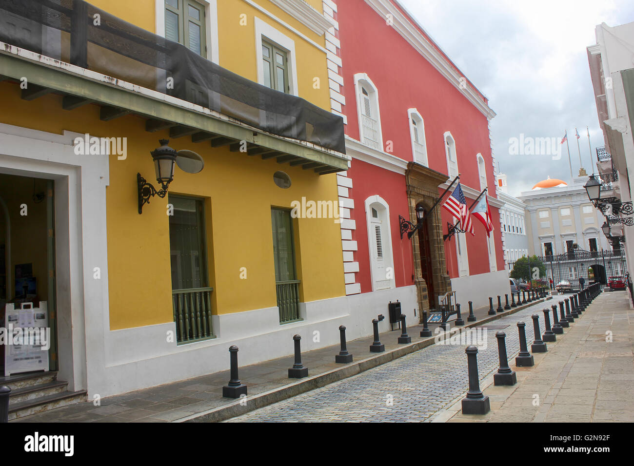 Street in old San Juan, Puerto Rico Stock Photo - Alamy