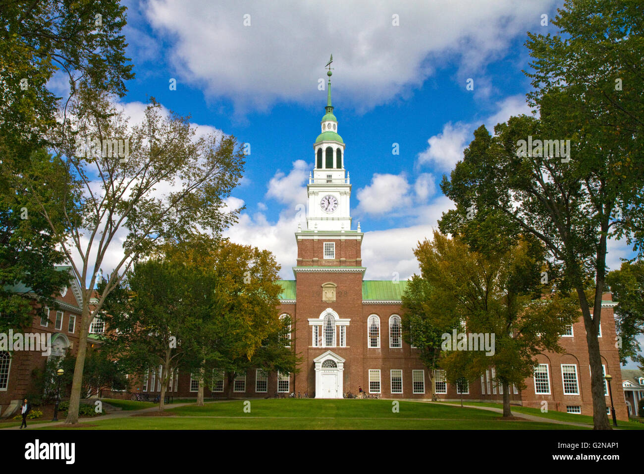 The Baker-Berry Library at Dartmouth College in Hanover, New Hampshire, USA. Stock Photo