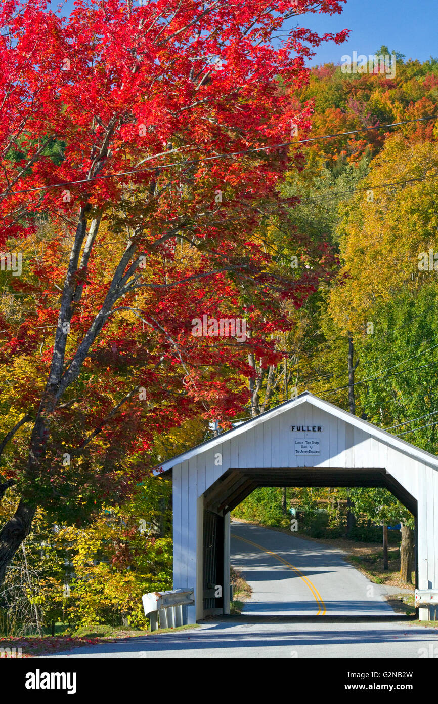 Fuller Covered Bridge crossing the Black Falls Brook in Montgomery