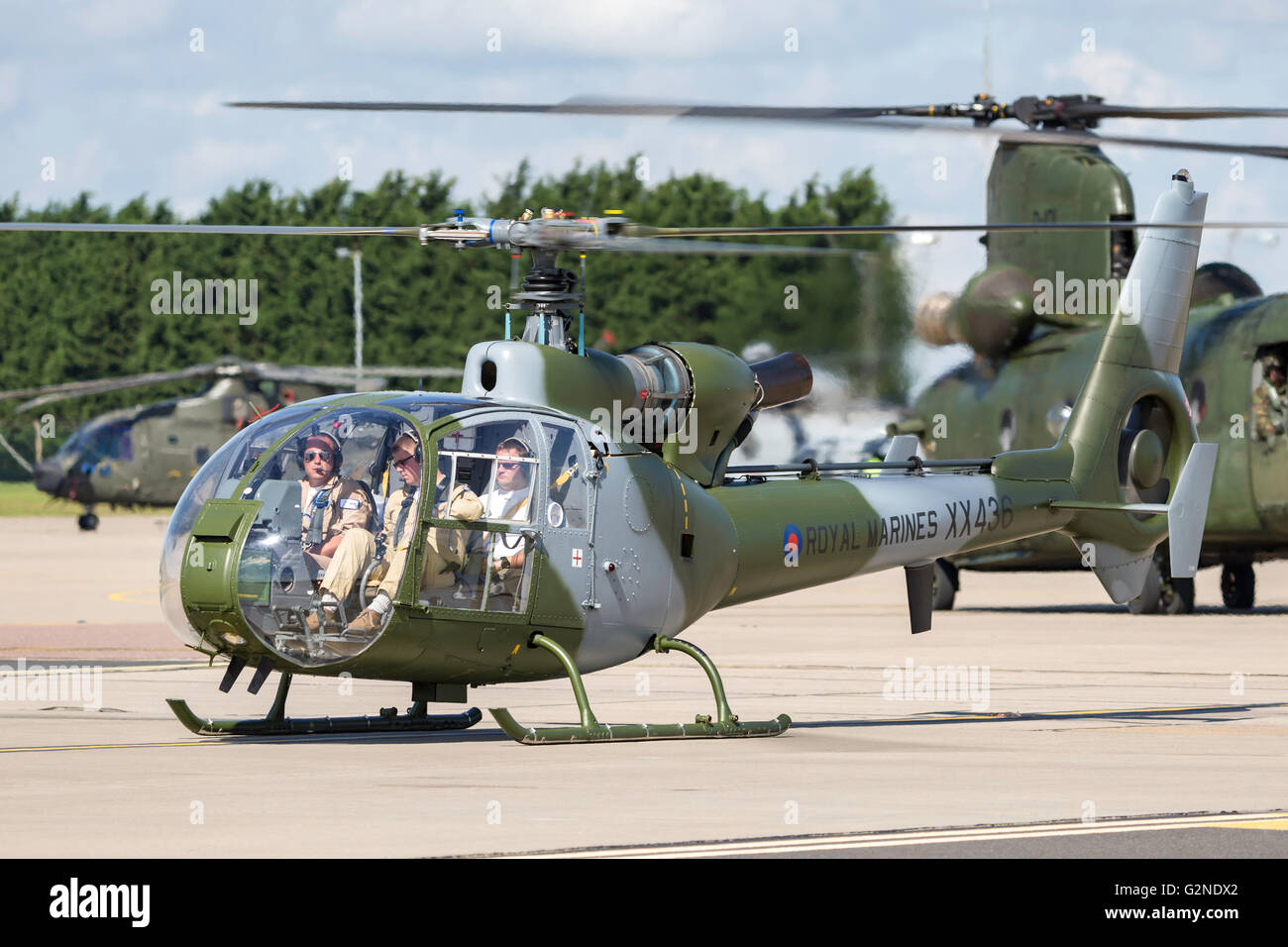 Former Royal Marines Aerospatiale SA-341C gazelle helicopter G ... Former Royal Marines Aerospatiale SA-341C gazelle helicopter G ...