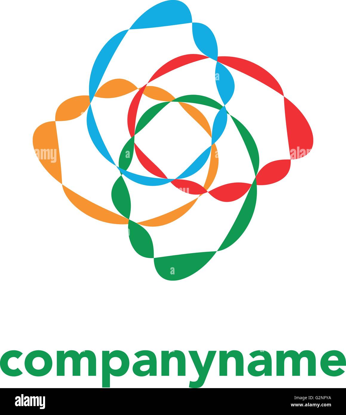 Company logotype template Stock Vector Images - Alamy